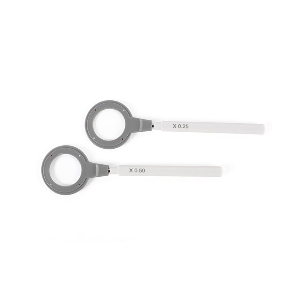 2pcs Ophthalmic Dual Cylinder Cylinder Lens Diopter for Refraction Test Vision Correction Eye Examination