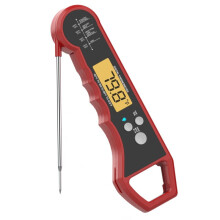 Snelle Nauwkeurige Digitale Voedselthermometer met Achtergrondverlichting Magnet Kalibratie Waterdicht BBQ Grill Roker Keuken Steak Probe