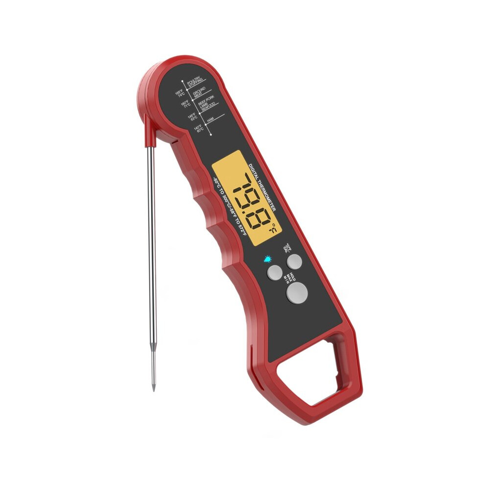 Fast Precise Digital Food Thermometer With Backlight Magnet Calibration Waterproof Bbq Grill Smoker Kitchen Steak Probe 6031176142694