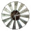 Windmill Distressed Wall Clocks Rustic Large Decorative Clock Oversized Farmhouse Decor,Non Ticking 1
