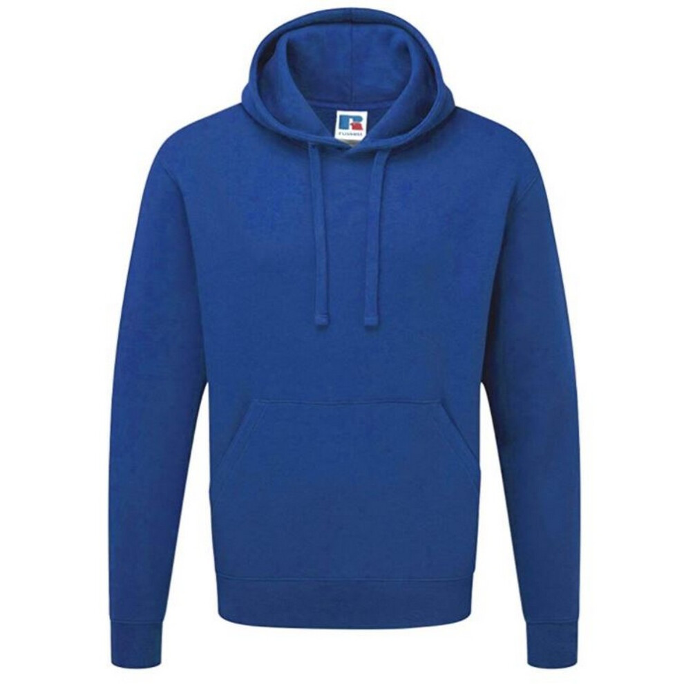 Russell (M, Bright Royal) Colour Mens Hooded Sweatshirt / Hoodie