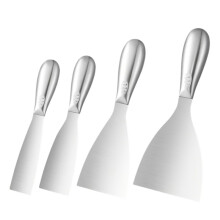 Premium Polished Stainless Steel Scraper Tool for Drywall Trimming and Professional Grade Putty Knife for Scraping Paint