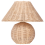 Beliani Table Lamp CINDER Rattan Natural 1