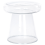 Beliani Side Table CALDERA Glass Transparent 1