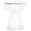 Beliani Side Table LAGUNA Glass Transparent 1