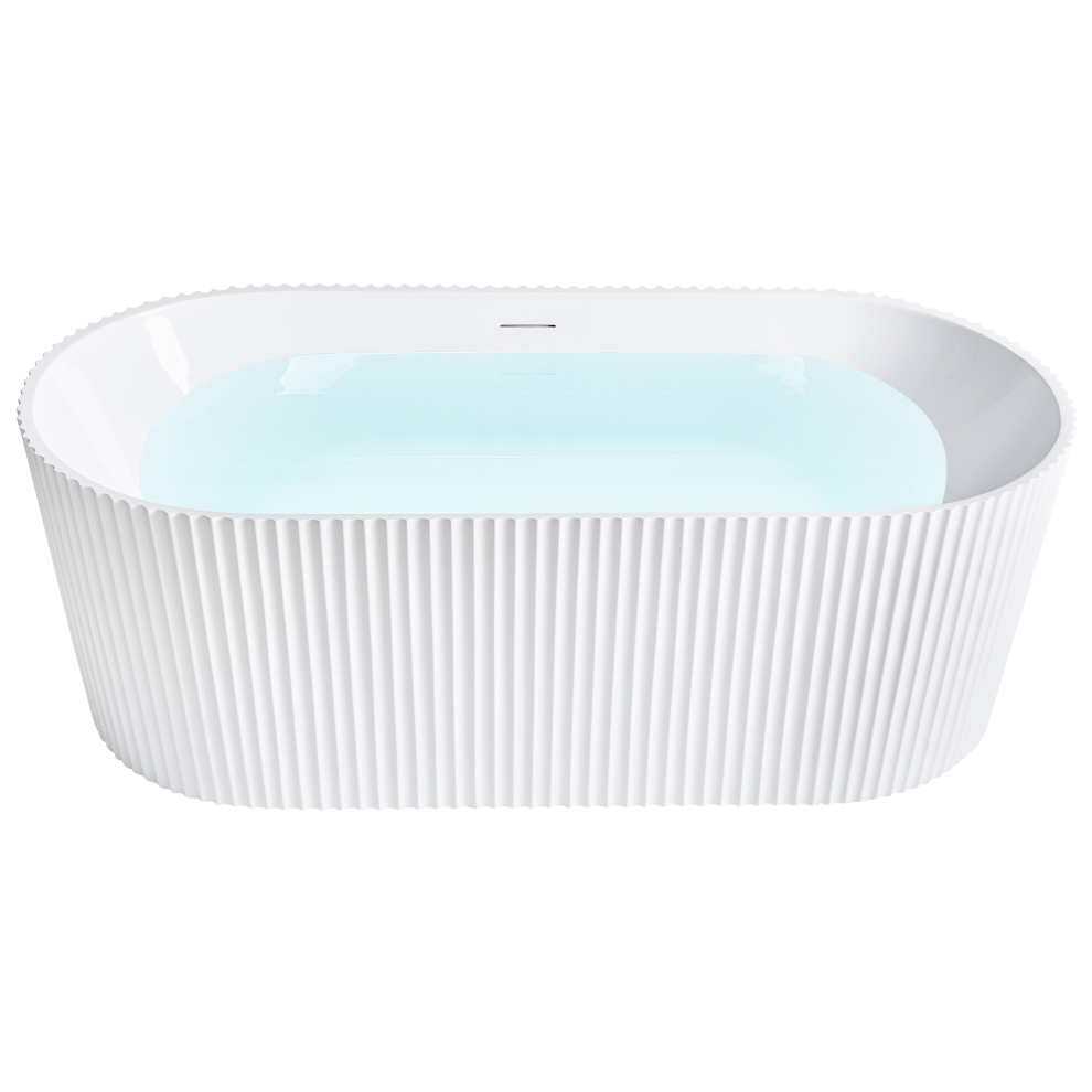 Beliani Freestanding Bathtub Gocta 1700 X 800 Mm White
