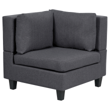 Corner Seat UNSTAD Dark Grey Fabric