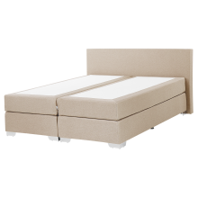 Divan Bed Fabric PRESIDENT 160 x 200 cm (EU King Size) Beige