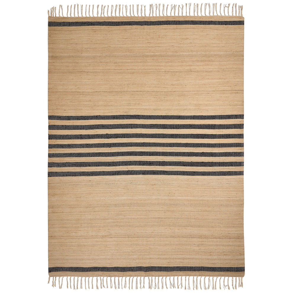 Beliani Rug Ericek Beige 160 X 230 Cm Jute