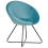 Beliani Dining Chair FLOBY II Velvet Light Blue 1