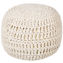 Pouffe ARPATU Cotton Light Beige