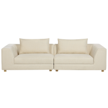 Sofa 3 Seater LERMON Fabric Beige