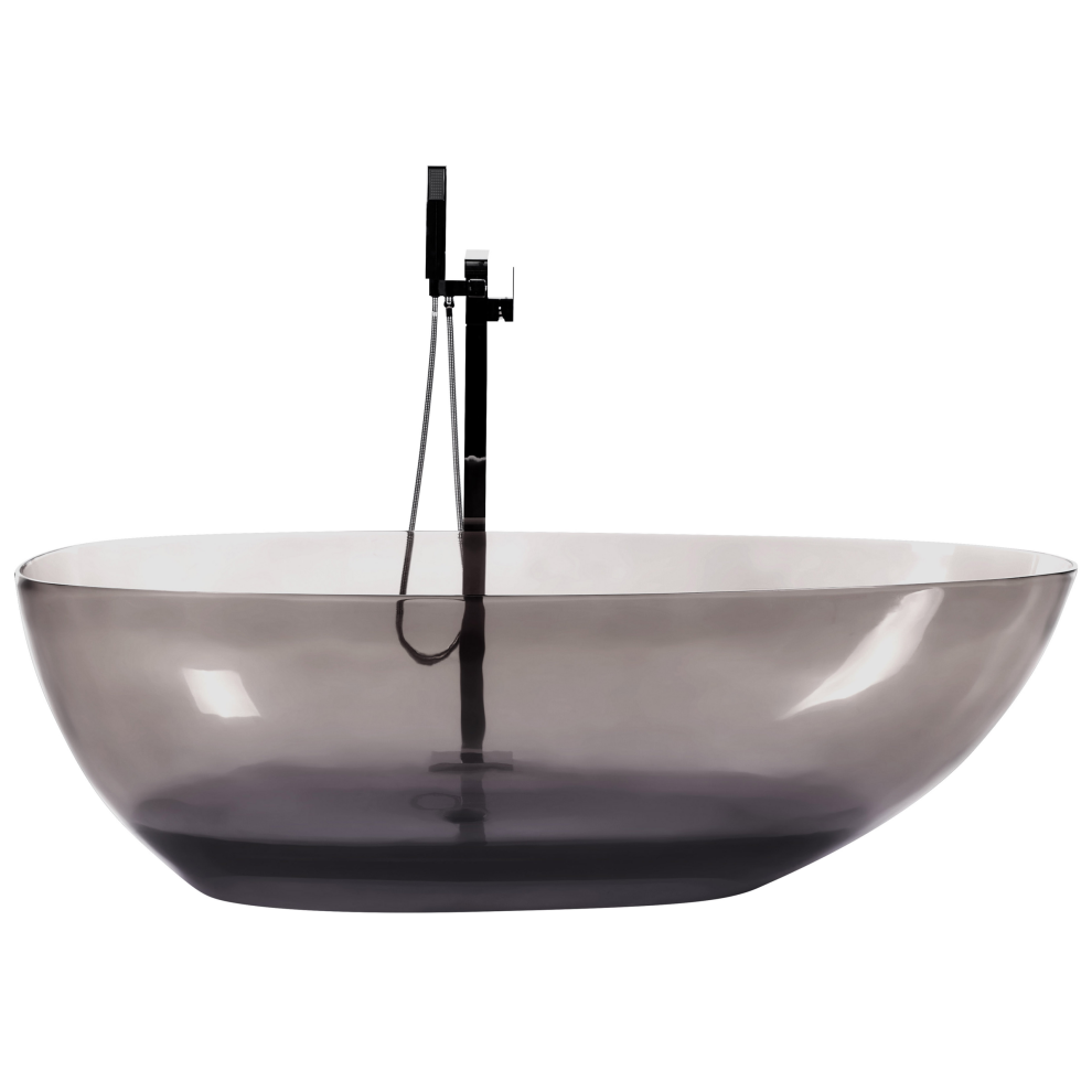 Beliani Freestanding Bathtub Blancarena 1700 X 780 Mm Black