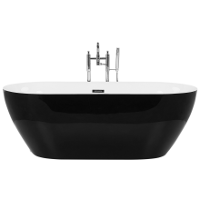 Freestanding Bathtub CARRERA 1700 x 800 mm Black