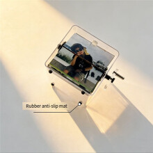 Hand-Cranked Premium Photo Album Valentine'S Day/Birthday Gift Mechanical Flip Page Transparent Souvenir