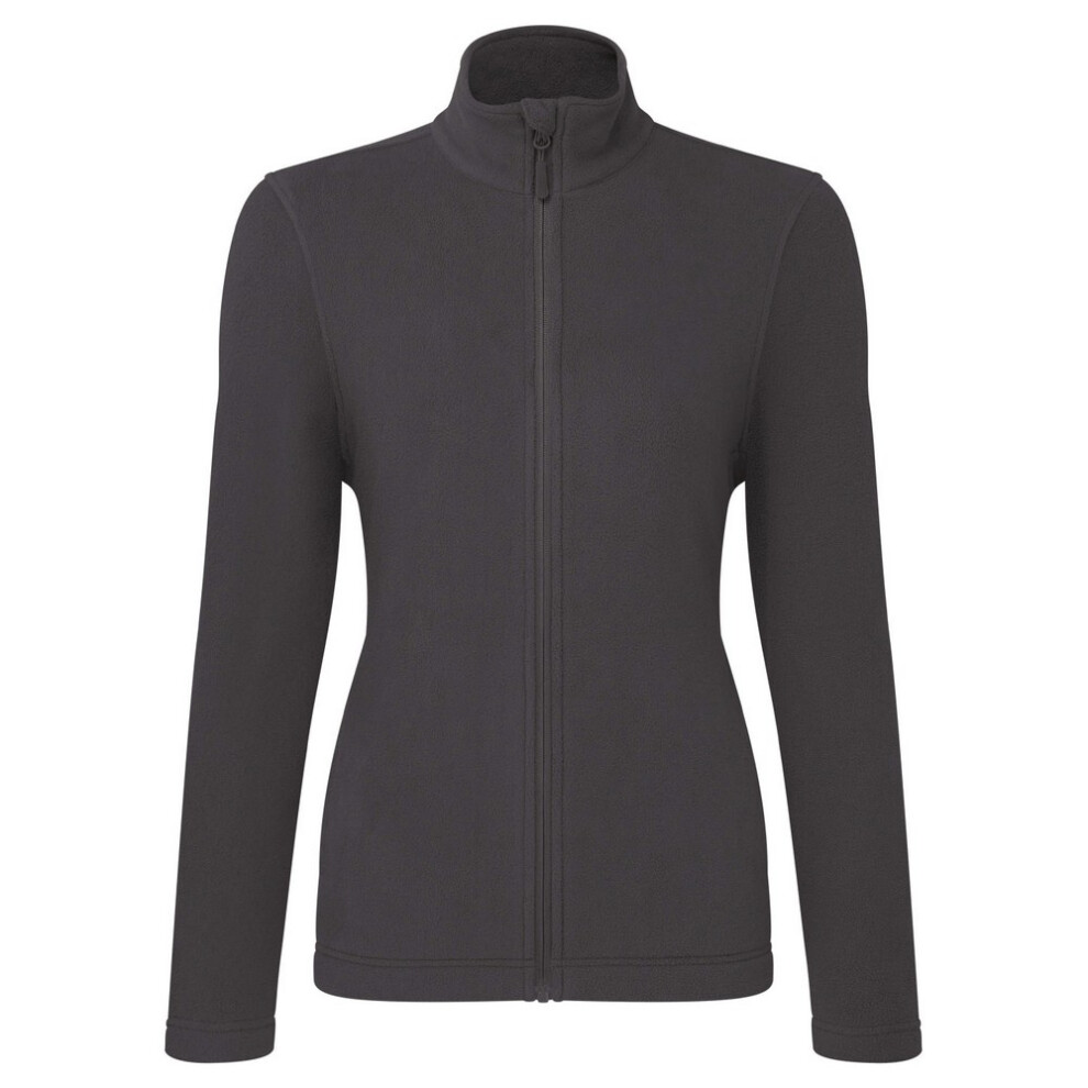 Premier (3Xl, Dark Grey) Womens/Ladies Recyclight Full Zip Fleece Jacket