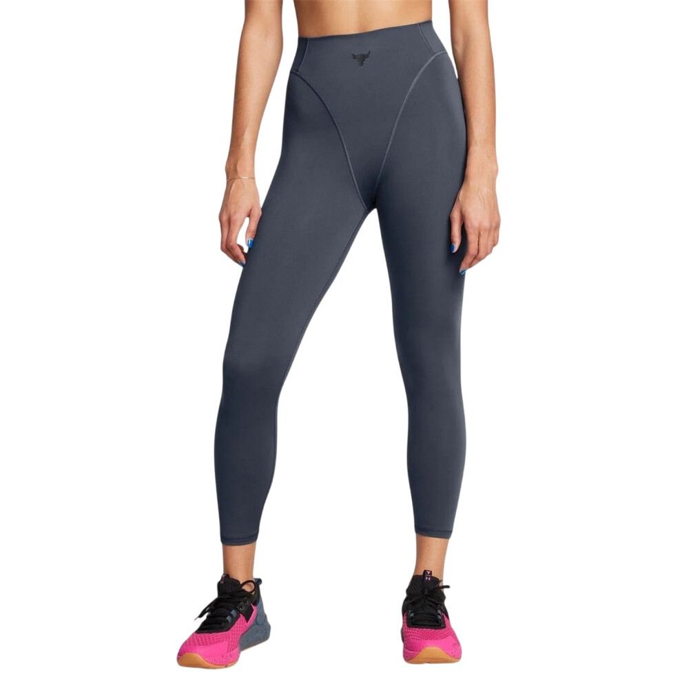 Under Armour (12 Uk, Grey) Womens/Ladies Project Rock Shaping Leggings