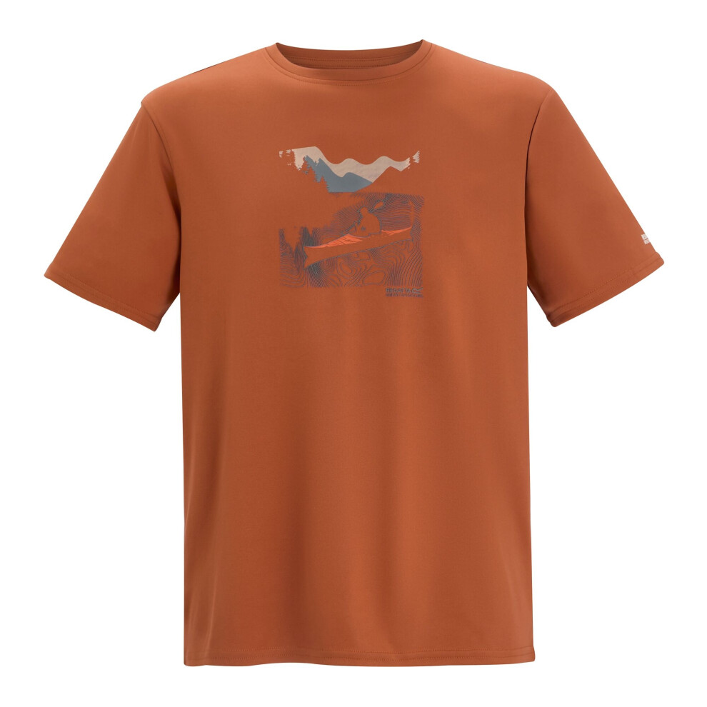 Regatta (3Xl, Brick Red) Mens Fingal Boat T-Shirt