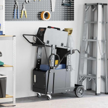 vidaXL Welding Trolley Black 91 x 47 x 96 cm Steel