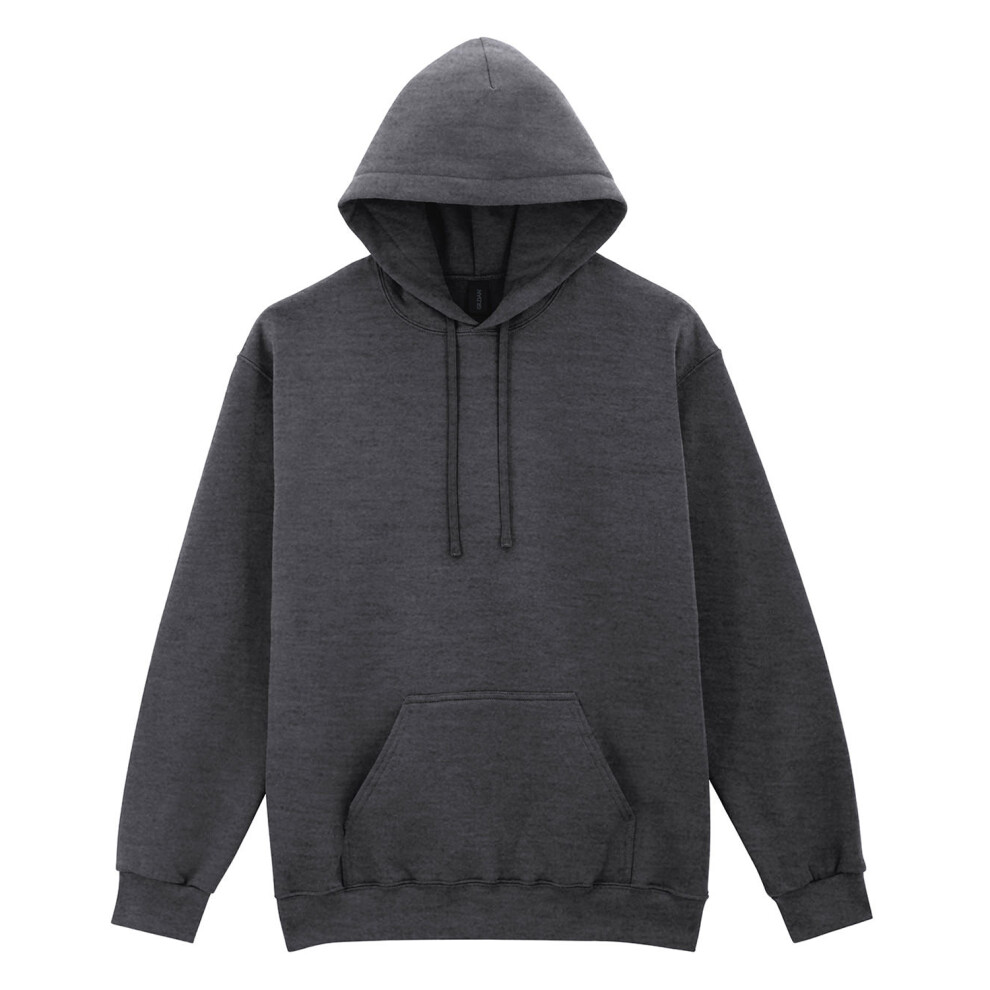 Gildan (3Xl, Heather Black) Unisex Adult Midweight Fleece Hoodie