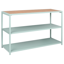 Outdoor Kitchen Island AVETRANA Light Green Metal