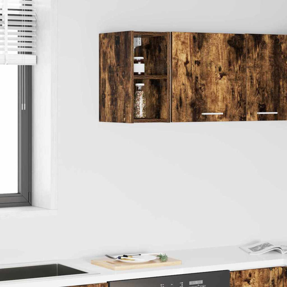 Vidaxl Hanging Cabinet Smoked Oak 20 X 29.5 X 40 Cm Engineered Wood