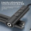 Digital Typec to 3.5mm Audio Converter Headphone Jack Adapter Plug and   Control Voice Adapter Cable 5