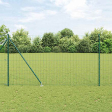 vidaXL Welded Wire Fence with Spikes 10 x 1.6 m (W x H)
