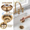 3 - 1/2 Inch Kitchen Sink Drain Strainer Assembly Garbage Disposal Flange Stopper Plug Garbage Disposal  Guard 3
