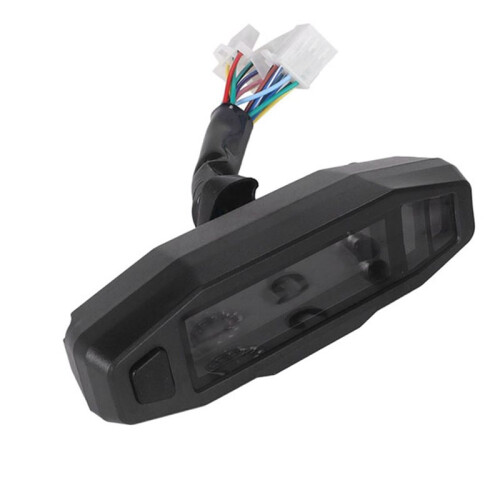 Universal Motorcycle Speedometer Digital Speed Meter LED Tachometer Dashboard Instrument Panel Meter LED Display