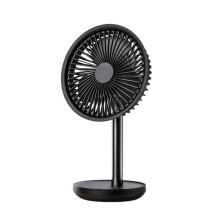 Ventilador de Mesa F5 4000mAh Ventilador de Mesa Recarregável Silencioso Ventilador Portátil de 3 Velocidades para Casa Escritório Dormitório