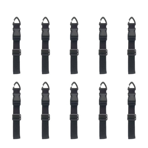 10PCS Storage Straps,Trilancer Hook-and-Loop Cord Organizer Hanger with Triangular Buckle for Cables, Wires, Rope, Hoses