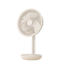 Ventilador de Mesa F5 4000mAh Recarregável Ventilador de Mesa Silencioso Ventilador de 3 Velocidades Portátil para Casa Escritório Dormitório