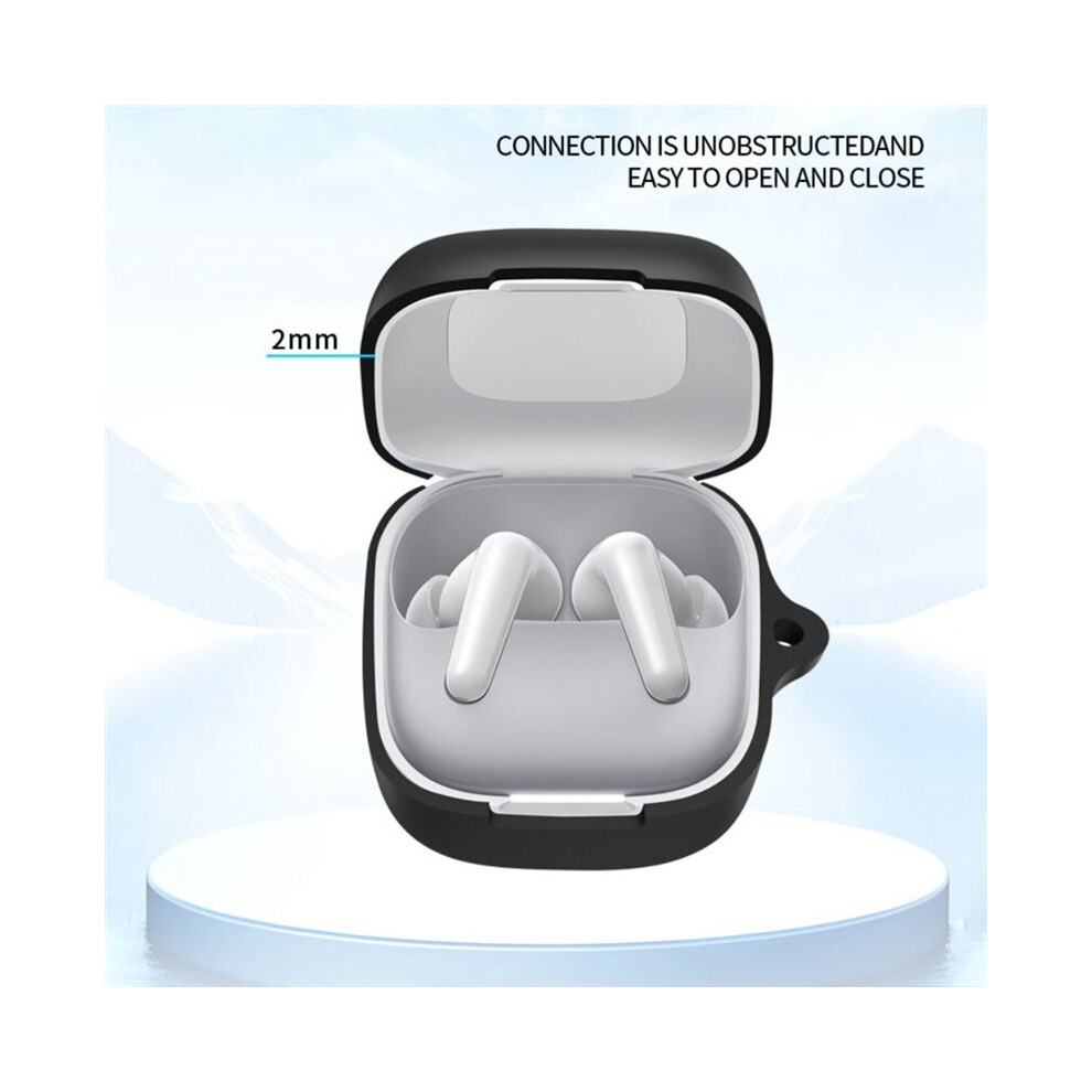 Silicone Earphone Case Anti Drop Dustproof Charging Box Sleeve Shockproof For Soundcore R60inc Black 4712194717393