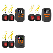 3X Pulsante di Chiamata per Badante Wireless per Anziani, Cercapersone per Badante, Monitoraggio Degli Anziani con Vibrazione, Pulsante di Avviso per