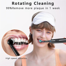 Advanced 5-Speed Electric Toothbrush with 360 Rotating Soft Bristle , USB Rechargeable