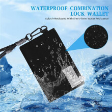 Lockable Money Bag Locking Bank Bag Coin Purse for Cash Passports,Credit Cards and Valuable Storage Bag