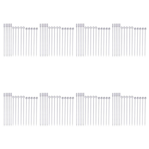 Edelstahl-Cocktail-Picks, Martini-Picks-Set (120 Stück)