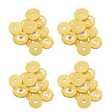 64 Pcs Flute Leather Pads Replacement Durable Exquisite Wind Instrument