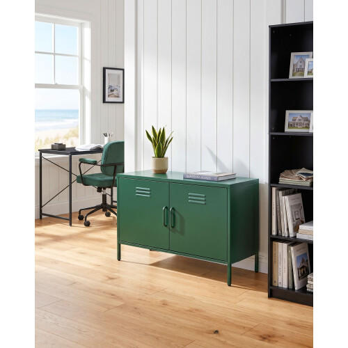 Beliani Storage Unit URIA Metal Green 1