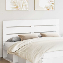 vidaXL Headboard White Engineered Wood