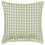 Beliani Throw Cushion TALYA 45 x 45 cm Olive Green Checked 4