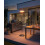 Beliani Freestanding Infrared Patio Heater ASKJA 1500 W Silver 2