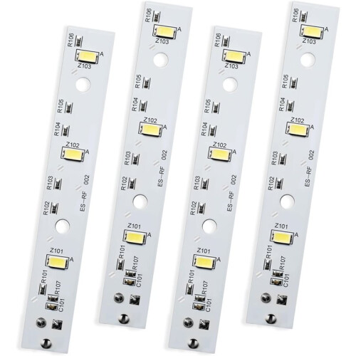 WR55X26671 Refrigerator LED Light Board,Replacement for GE Model PS11767930,AP6035586,Led Light Board Replacement (4PCS)