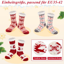 Calcetines Navideños de Casa Antideslizantes Festivos 3 Pares Talla 35-42 — calcetines zapatilla