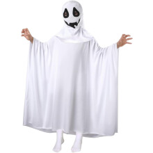 Gespenst-Kostüm für Halloween Kinderverkleidung Weiße Umhang 10-12 Jahre — geisterkostüm kinder, weißer geisterumhang, halloween kostüm 10 12