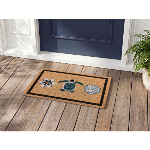 Beliani Doormat PANABO Natural 40 x 60 cm Coir 1