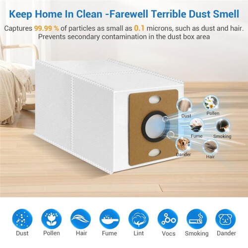 For  A30 Pro Vacuum Cleaner Accessories Replacement Main Roller Side Brushes HEPA Filter Mop Cloth Dust Bag 2