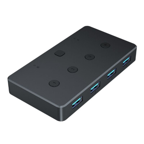USB 3.0 Switcher for Mouse, Keyboard,Printer and More,USB  Compatible with /Windows/Linux