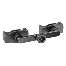 Universal Car Holder Adapter Holder with Double Clamp Connectable 2 Mobile Phones for Live Video Record